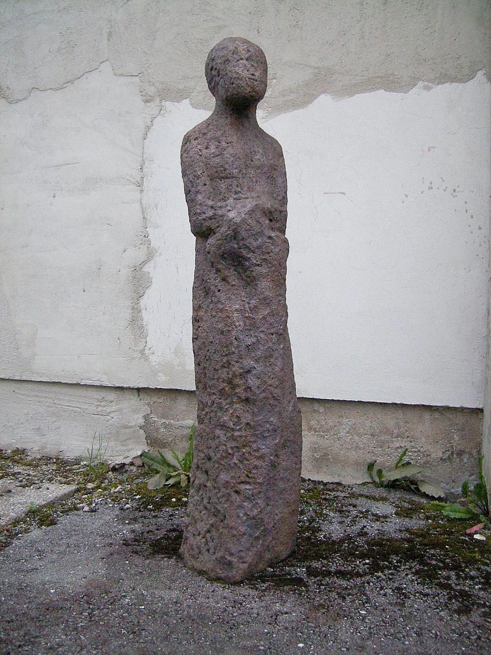 Alte Figur, Bronzefassung