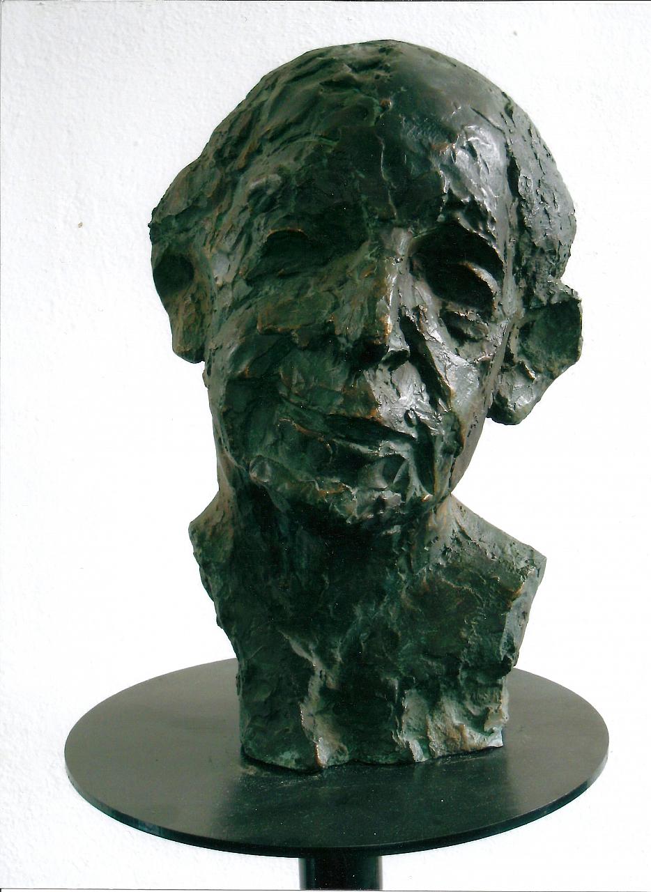 Portraitkopf Sir Karl Popper, 1. Fassung